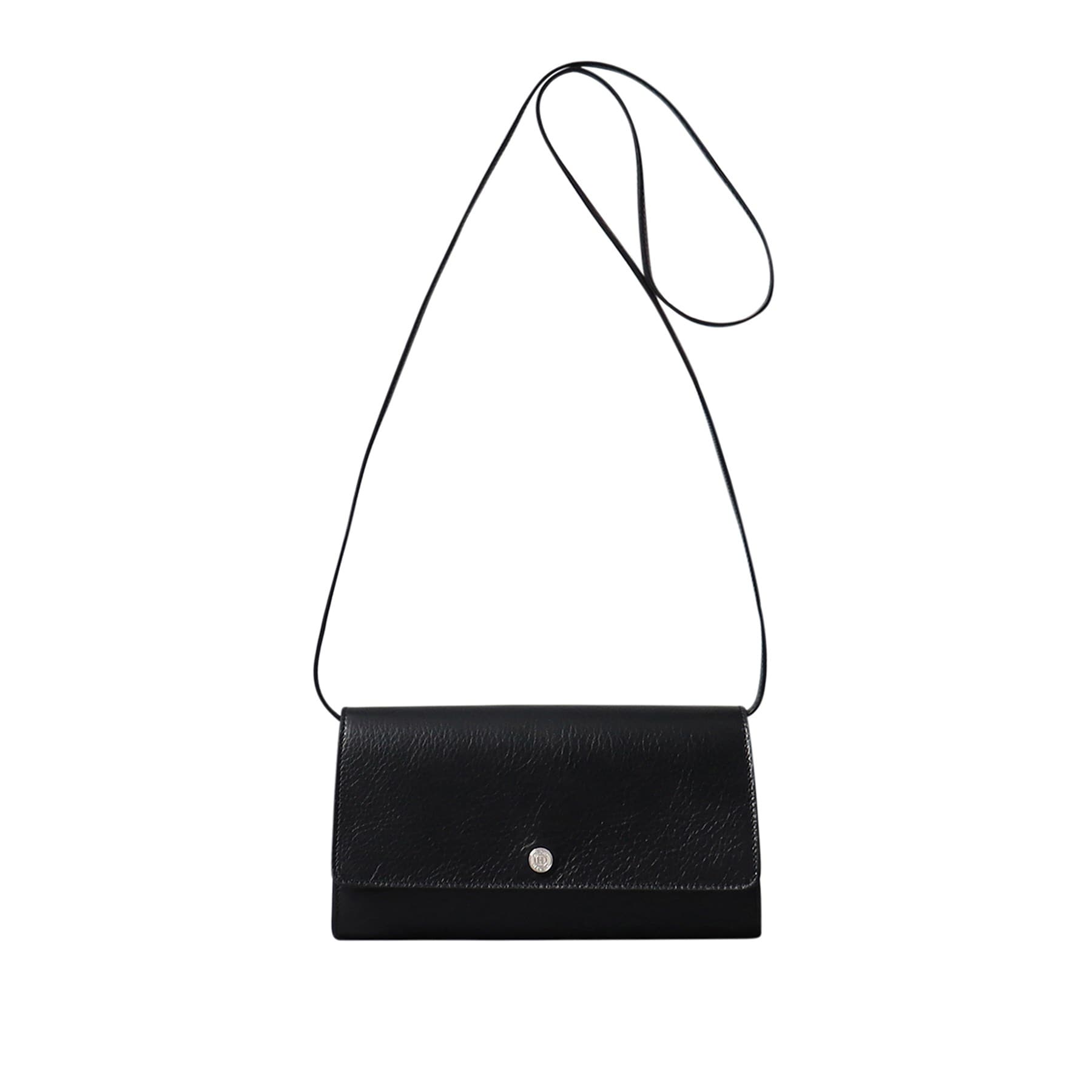 ヒロフ HIROFU 【アクセサリー】クラッチバッグ ウォレットショルダーバッグ  レザー 2WAY 本革