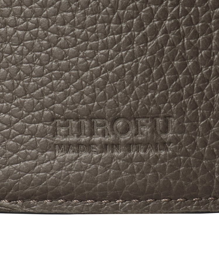 ヒロフ HIROFU ◆【ピウメノ】三つ折り財布 レザー コンパクトウォレット 本革（商品番号：P25ー65513） （ツンドラ(710)） ツンドラ(710)