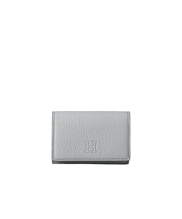 ヒロフ HIROFU ◆【ピウメノ】三つ折り財布 レザー コンパクトウォレット 本革（商品番号：P25ー65513） （ツンドラ(710)） ツンドラ(710)