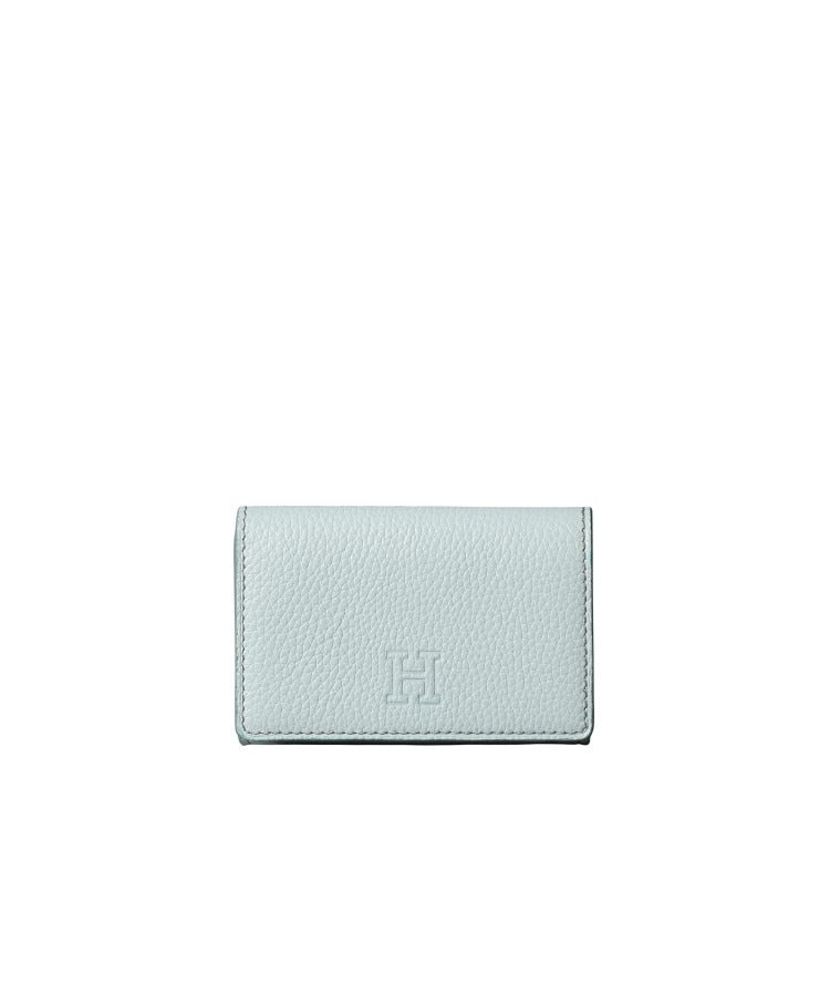 ヒロフ HIROFU ◆【ピウメノ】三つ折り財布 レザー コンパクトウォレット 本革（商品番号：P25ー65513） （ツンドラ(710)） ツンドラ(710)