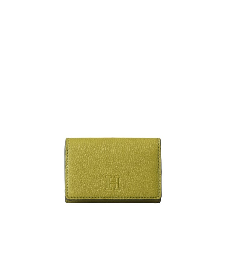 ヒロフ HIROFU ◆【ピウメノ】三つ折り財布 レザー コンパクトウォレット 本革（商品番号：P25ー65513） （ツンドラ(710)） ツンドラ(710)