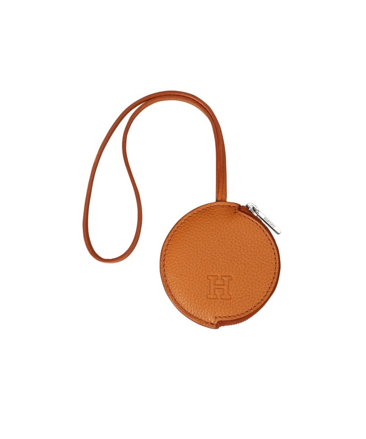 ヒロフ HIROFU ◆【アクセサリー】チャーム ポーチ レザー 本革（商品番号：P25ー65612） （スパイス(668)） スパイス(668)