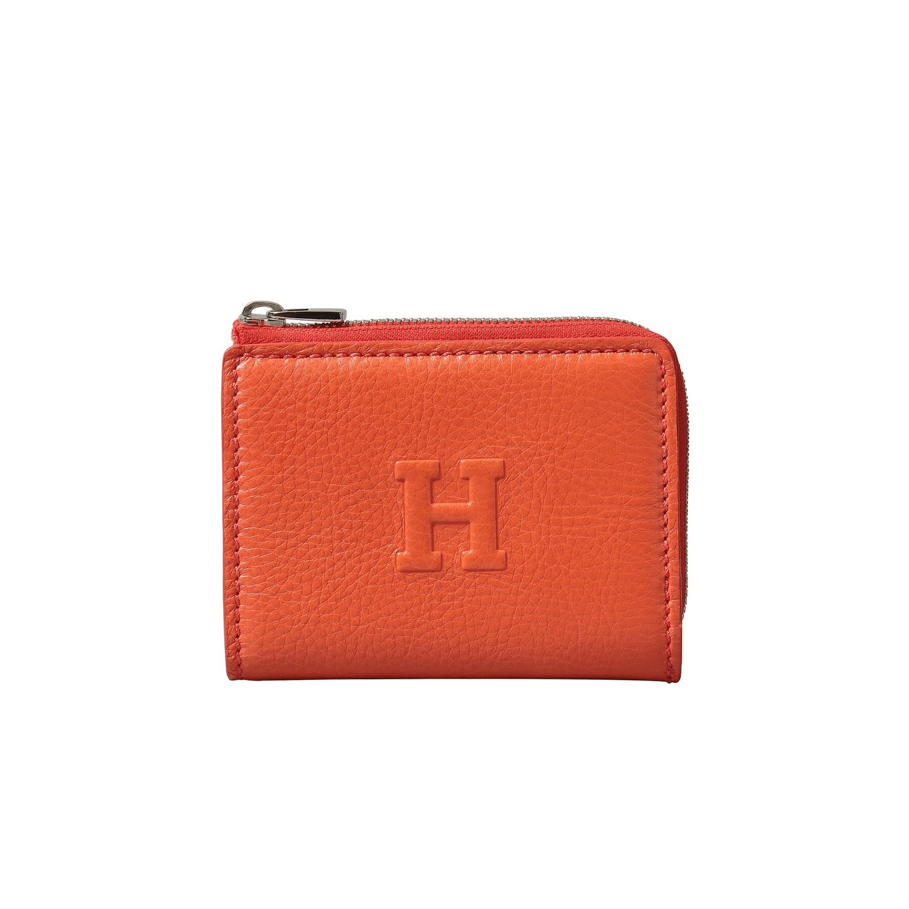 ヒロフ HIROFU 【ソープラ】二つ折り財布 レザー ウォレット 本革,カンパリ(165)