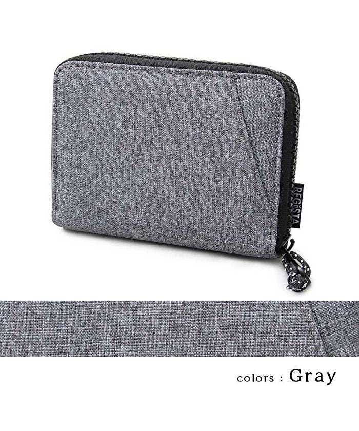 GENELESS Bi-fold Wallet for Men with Coin Pocket, Bill Compartment, Card Holder, Wallet, Simple, Stylish, Round Zipper nylon Gift black gray Bra