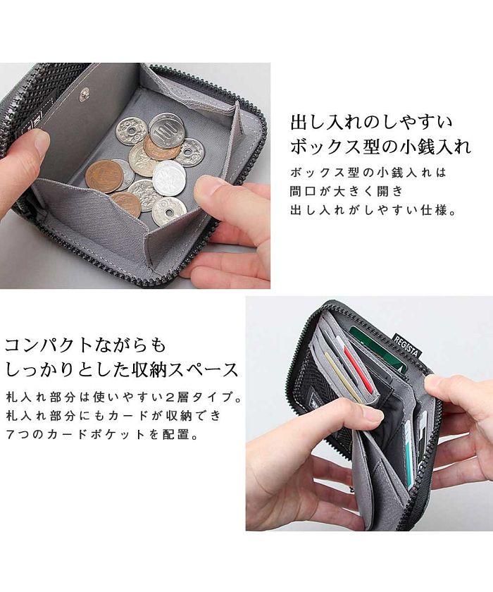 GENELESS Bi-fold Wallet for Men with Coin Pocket, Bill Compartment, Card Holder, Wallet, Simple, Stylish, Round Zipper nylon Gift black gray Bra