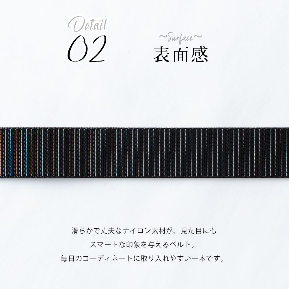 ジェネレス GENELESS ベルト メンズ インダストリアルベルト メタルバックル メンズベルト お洒落 ブラック バックル カジュアル 紳士ベルト サスペンダー ナイロン 穴なし ナイロンベルト シンプル （ブラック） ブラック