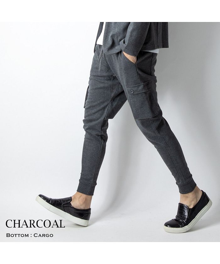 ジェネレス GENELESS スウェットパンツ メンズ パンツ ストレッチ ボトムス ジョガーパンツ テーパードパンツ スリム スウェット