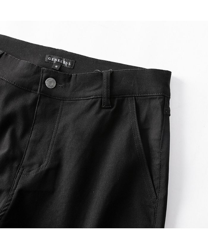 ジェネレス GENELESS メンズ パンツ スキニーパンツ レギュラーストレート スーパーストレッチ チノパン スリム レギュラー 超伸縮 トラウザーポケット シンプル 在宅
