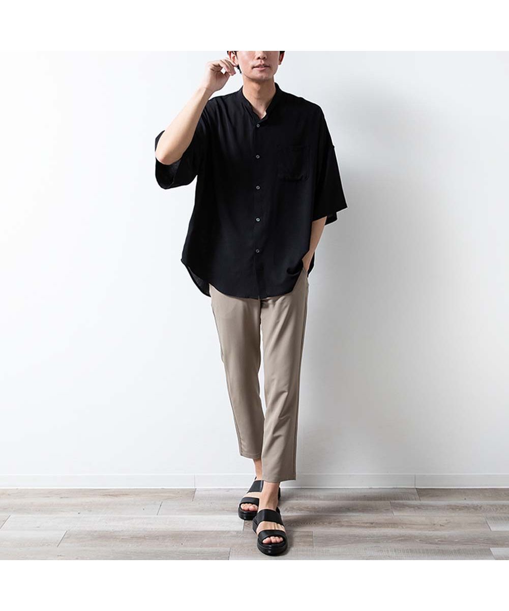 ジェネレス GENELESS ゴルフウェア メンズ パンツ 接触冷感 アンクルパンツ ストレッチ ゴルフパンツ 七分丈 ゴルフ スポーツ ゴムウエスト 涼しい ボトム 全5色