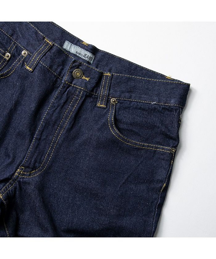 ジェネレス GENELESS デニムパンツ ジーンズ メンズ ストレート レギュラー 綿100％ コットン ボトムス ジーパン オールシーズン