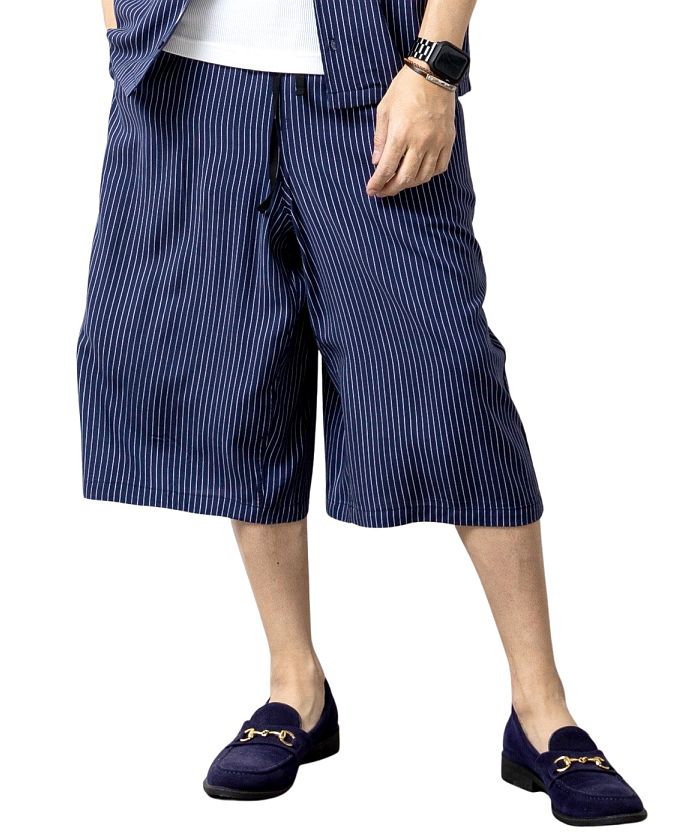 GENELESS Steteco Men's Summer Gaucho Loungewear Easy Pants Cool Stylish Easy Pants Men's Pants