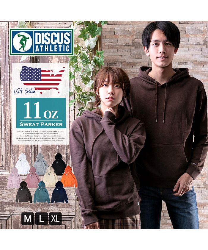 ジェネレス GENELESS DISCUS プルオーバー パーカー メンズ ブランド トップス プルパーカー スウェット USA コットン おしゃれ ポリエステル オートミール 白 厚手
