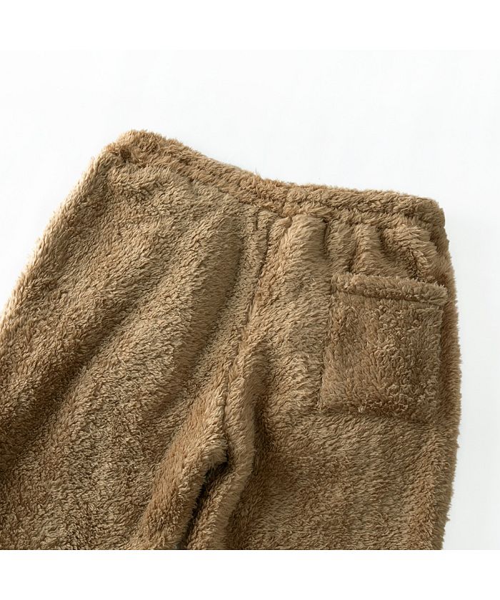 ジェネレス GENELESS ボア セットアップ メンズ 大きいサイズ 秋服 パーカー アウター パンツ ボトムス 上下セット ルームウェア