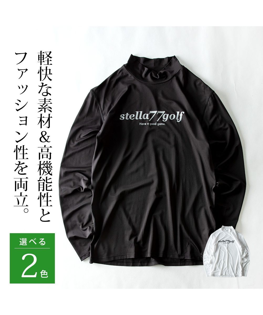 ジェネレス GENELESS シャツ メンズ ゴルフ 接触冷感 長袖 インナー ハイネック ゴルフウェア ストレッチ 涼しい アンダーシャツ
