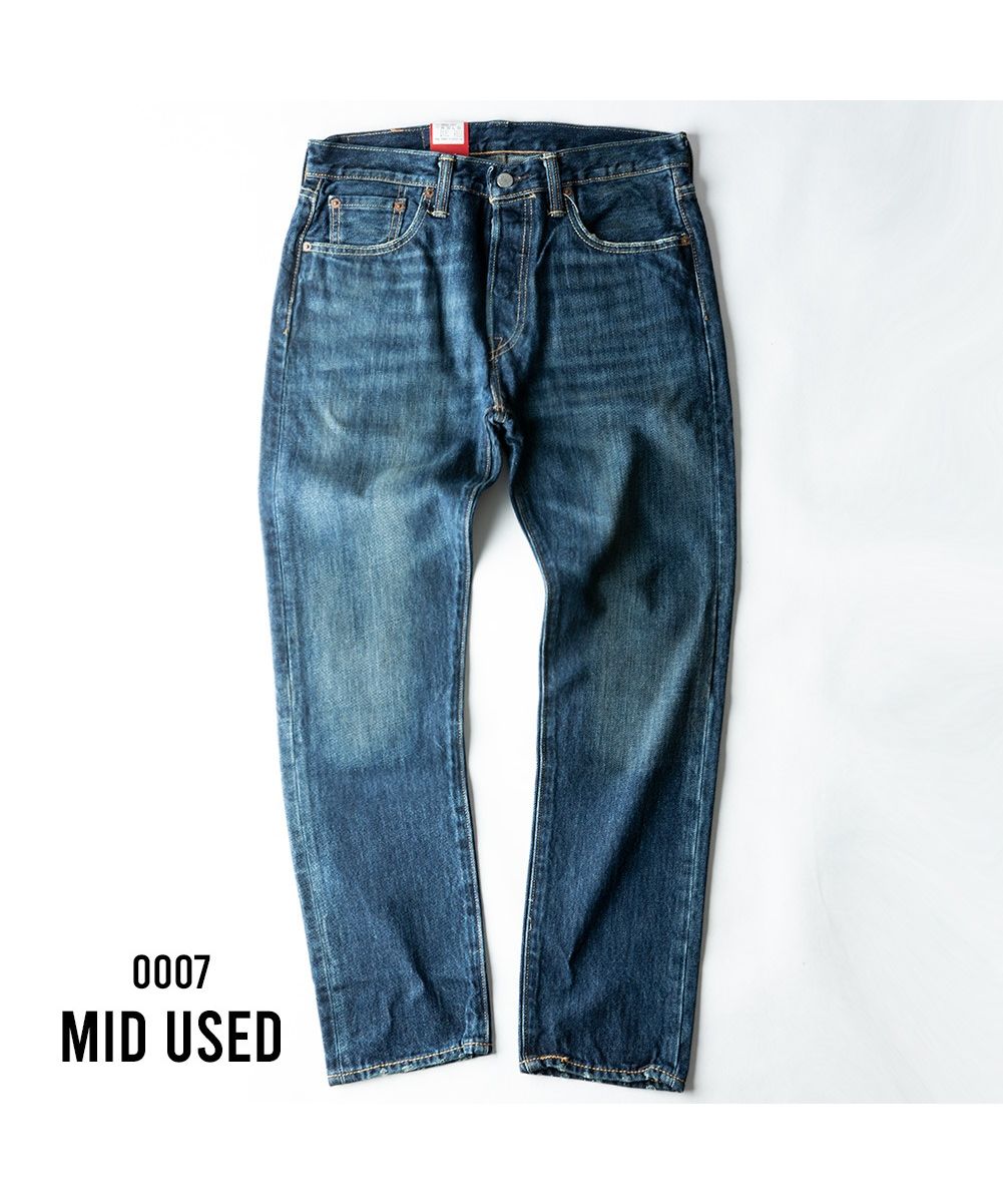 ジェネレス GENELESS リーバイス デニム メンズ ジーパン 501 Levis デニムパンツ ジーンズ ストレート （0007.ミッドユーズド） 0007.ミッドユーズド