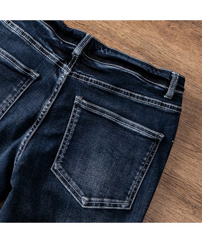 GENELESS Jeans Men's Pants Denim Pants Skinny Pants Denim Damage Pants Crushed Denim Slim Fit