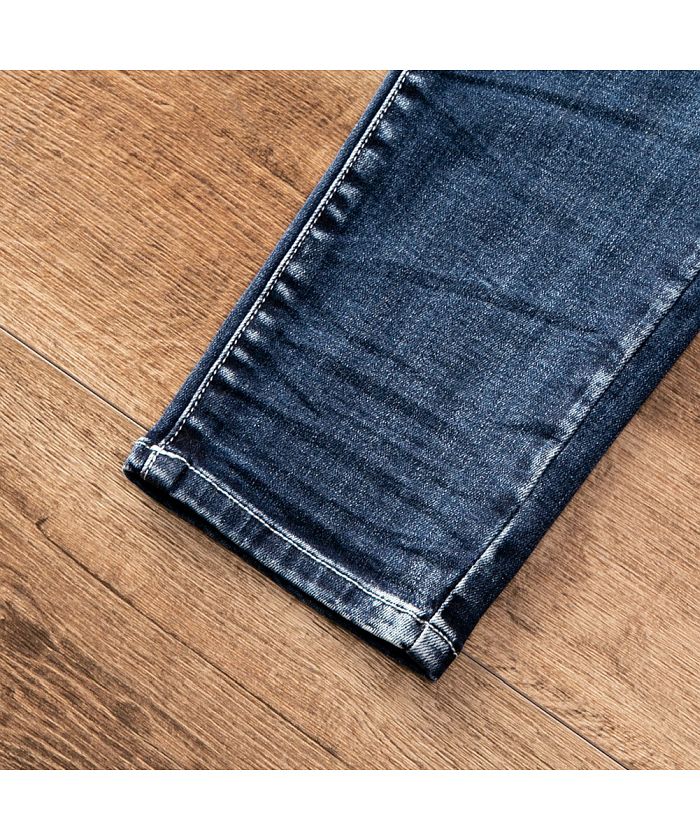 GENELESS Jeans Men's Pants Denim Pants Skinny Pants Denim Damage Pants Crushed Denim Slim Fit