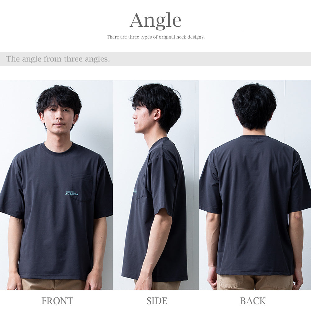 ジェネレス GENELESS tシャツ 半袖 クルーネック ディッキーズ 胸ポケット 刺繍 GENUINE アメカジ Tシャツ 半袖tシャツ 春夏 ホワイト ドライ スミクロ 夏 大きいサイズ グレージュ （48.スミクロ） 48.スミクロ