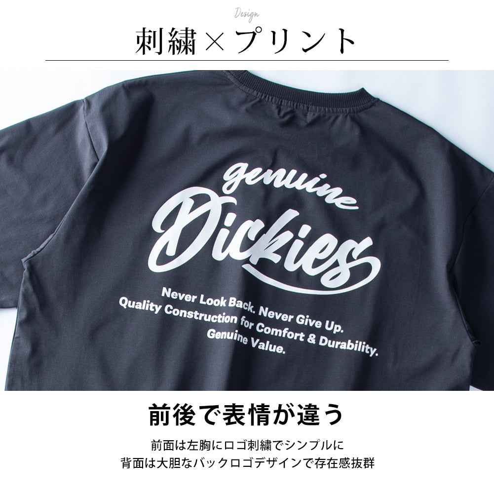 ジェネレス GENELESS tシャツ メンズ 半袖 バックプリント ディッキーズ 半袖tシャツ 吸水速乾 夏 Tシャツ GENUINE ギフト カジュアル プリント プレゼント ゆったり 刺繍 春夏 グレー （60.Lブルー） 60.Lブルー