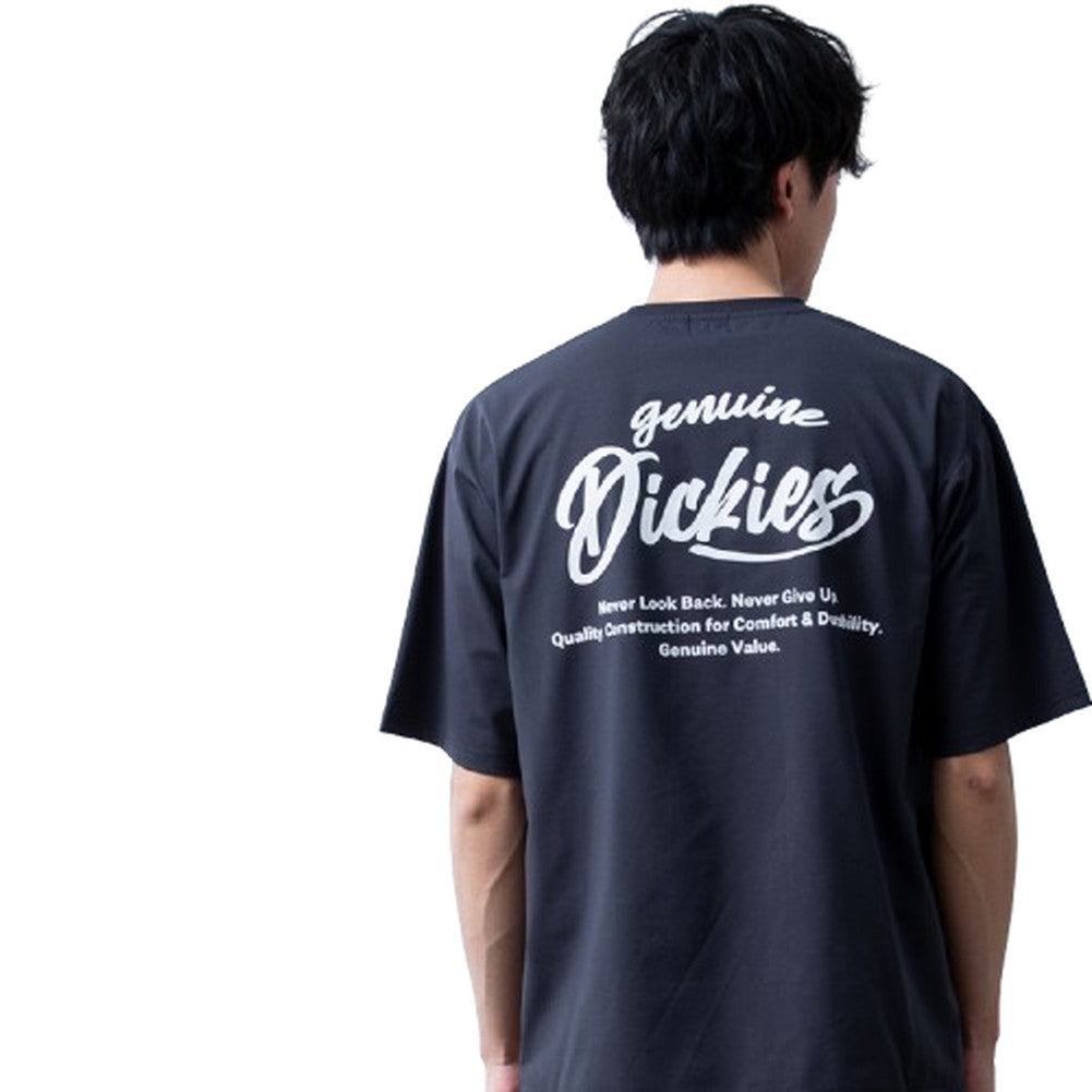 ジェネレス GENELESS tシャツ メンズ 半袖 バックプリント ディッキーズ 半袖tシャツ 吸水速乾 夏 Tシャツ GENUINE ギフト カジュアル プリント プレゼント ゆったり 刺繍 春夏 グレー （48.スミクロ） 48.スミクロ