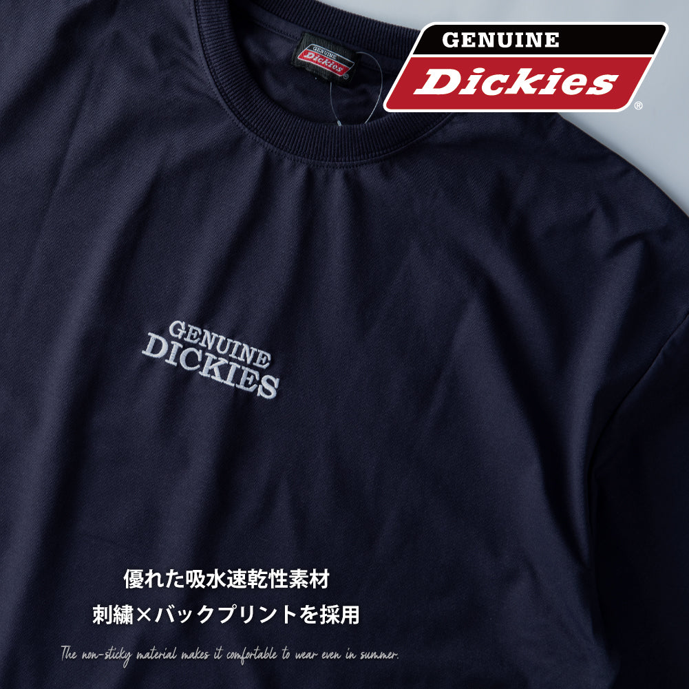 ジェネレス GENELESS Tシャツ メンズ 半袖 吸水速乾 バックプリント ディッキーズ 半袖Tシャツ ゆったり 夏 GENUINE 春 半袖tシャツ ホワイト お洒落 ブルー 大きいサイズ 全4色 おしゃれ （67.ネイビー） 67.ネイビー