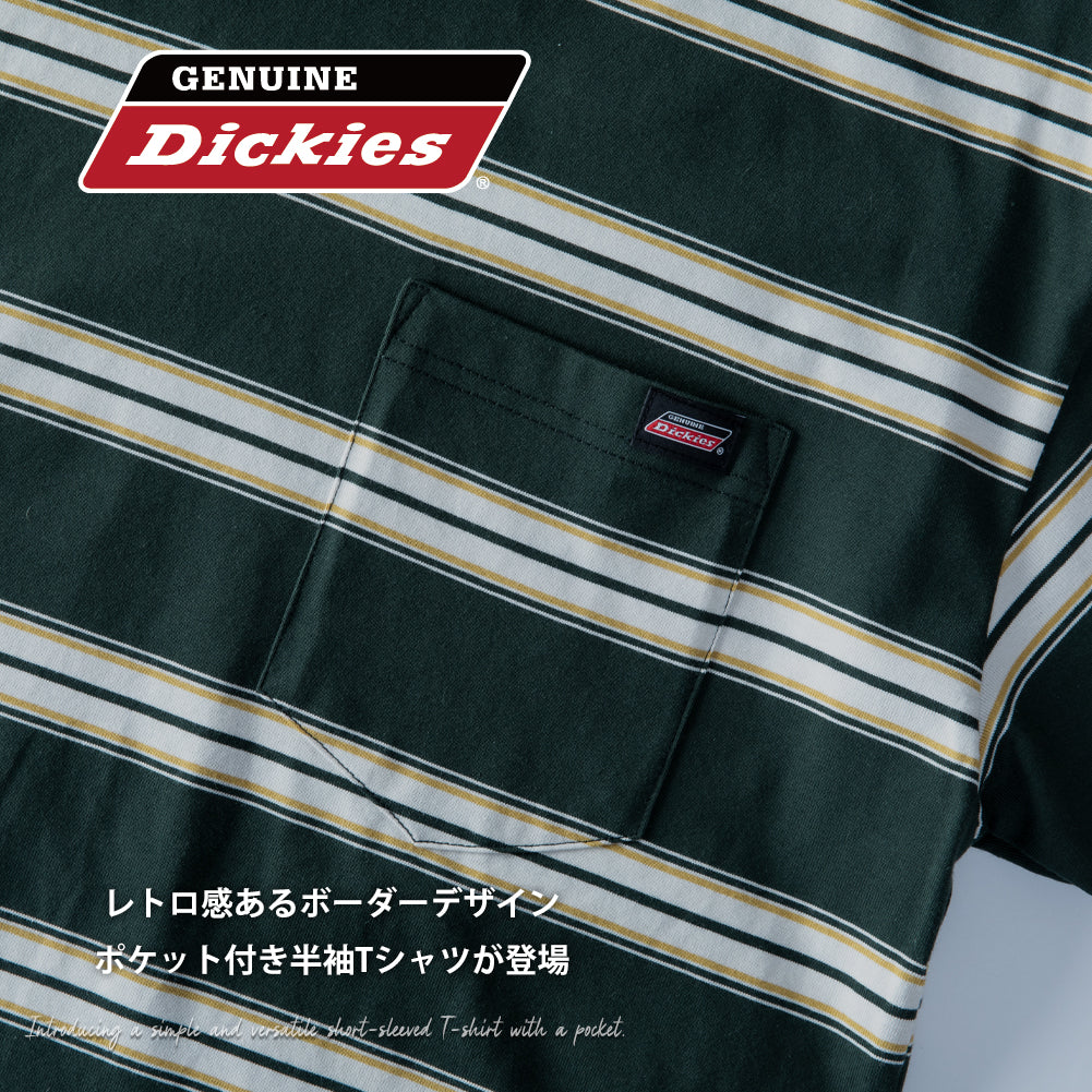 ジェネレス GENELESS 半袖tシャツ メンズ GENUINE ボーダー 春 tシャツ ポケット レトロボーダー クルーネック カットソー Tシャツ コットン ポケットtシャツ プリント メンズファッション （49.ブラック） 49.ブラック