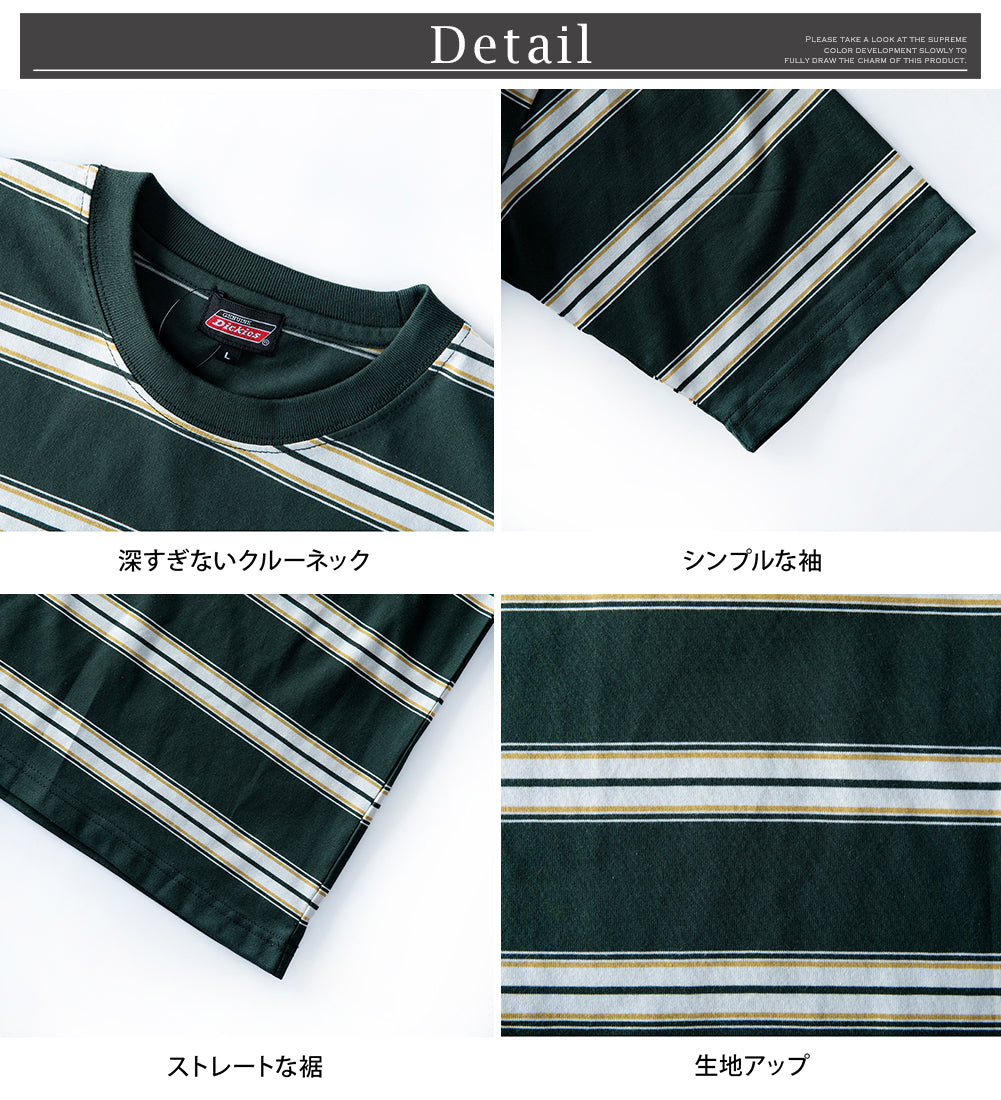 ジェネレス GENELESS 半袖tシャツ メンズ GENUINE ボーダー 春 tシャツ ポケット レトロボーダー クルーネック カットソー Tシャツ コットン ポケットtシャツ プリント メンズファッション （49.ブラック） 49.ブラック