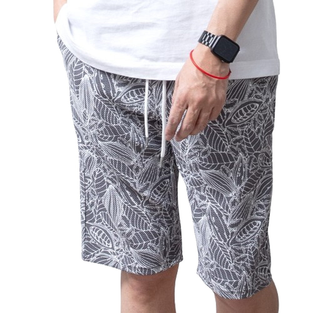 ジェネレス GENELESS ハーフパンツ メンズ おしゃれ 膝上 ストレッチ レトロ 涼しい ドライワッフル ショートパンツ 短パン スリム スポーツ ネイビー プレゼント 全5色 ショーパン ズボン ブラック （95.カカオ） 95.カカオ