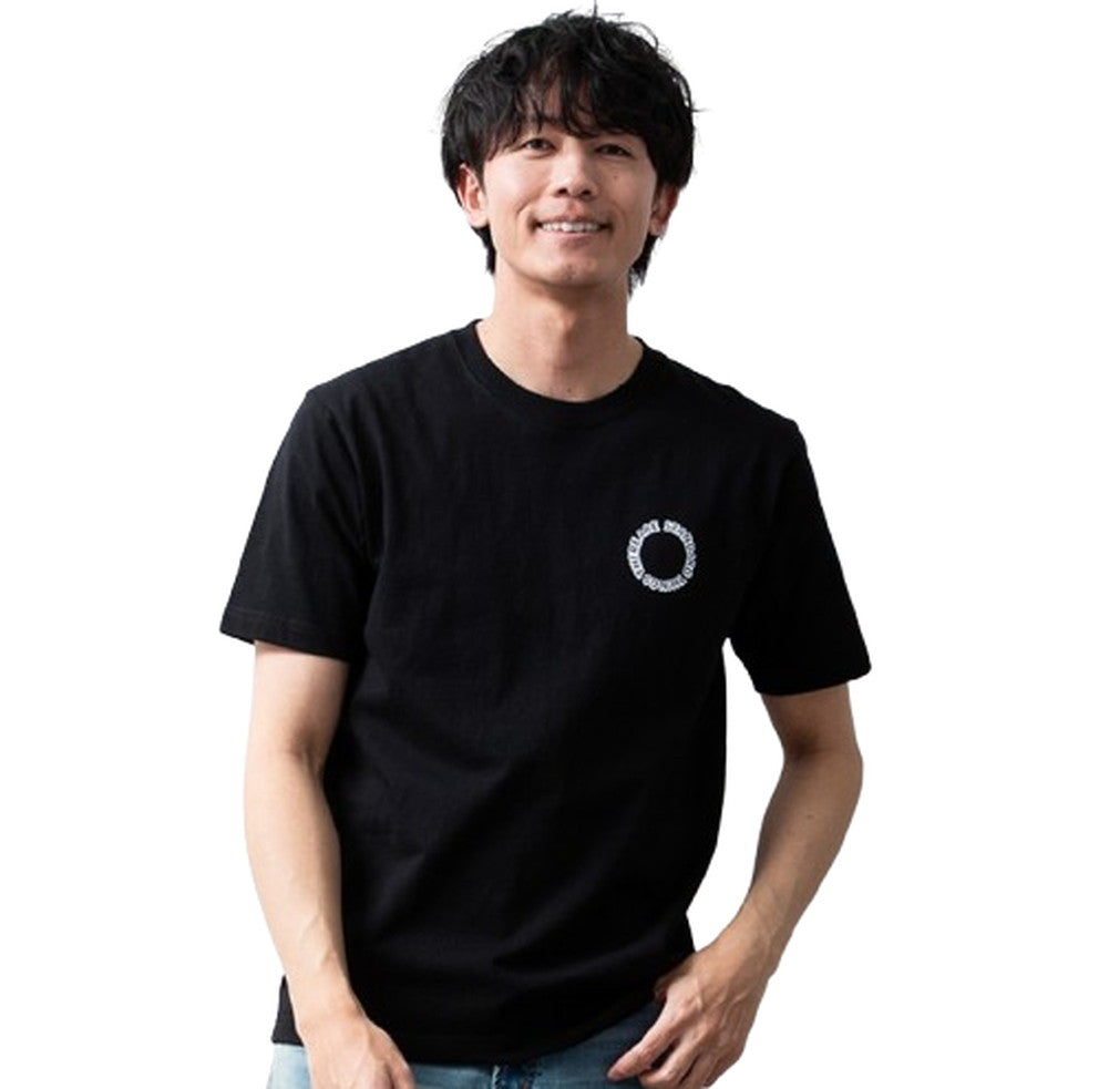 ジェネレス GENELESS tシャツ メンズ 半袖 Tシャツ 綿100 プリントTシャツ クルーネック カットソー おしゃれ プリント 夏 グラフィック アメカジ 全7柄 ロゴ 春 カジュアル お洒落 （G/01.ブラック） G/01.ブラック