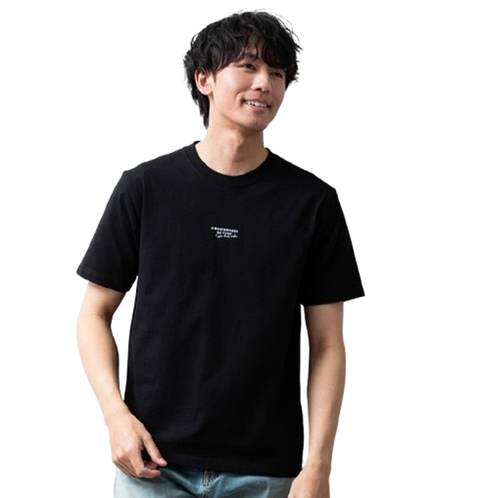 ジェネレス GENELESS tシャツ メンズ 半袖 Tシャツ 綿100 プリントTシャツ クルーネック カットソー おしゃれ プリント 夏 グラフィック アメカジ 全7柄 ロゴ 春 カジュアル お洒落 （B/01.ブラック） B/01.ブラック