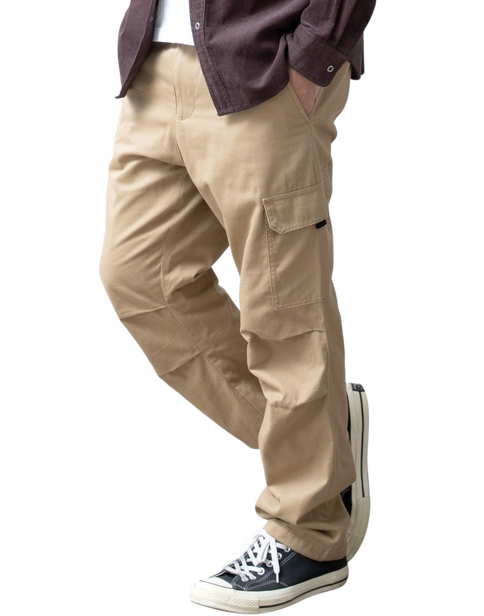 ジェネレス GENELESS カーゴパンツ メンズ 裏起毛 暖かい 裏フリース チェック おしゃれ 秋冬 ゆったり カーゴ パンツ ミリタリーパンツ 太め ボトムス 防寒 フリース チェックフリース ワイドパンツ （18.ベージュ） 18.ベージュ