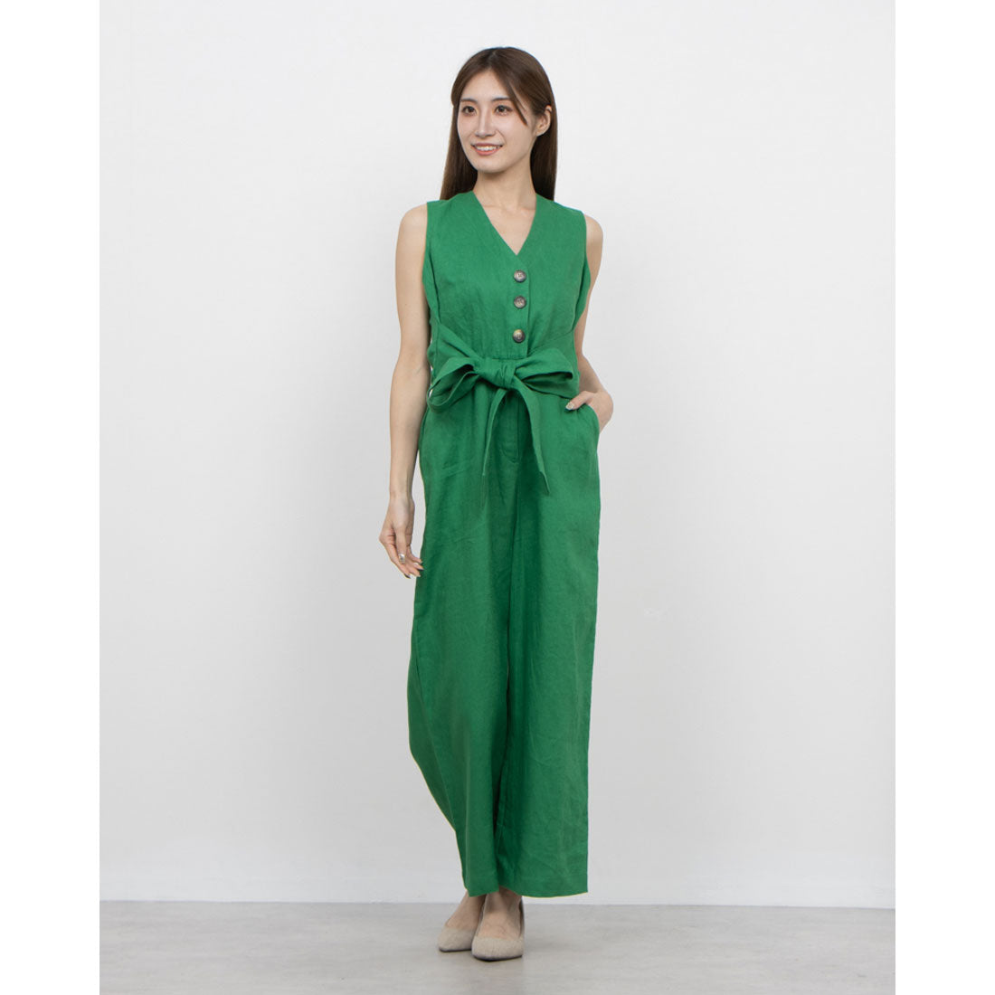 ホブズ HOBBS MELODIE JUMPSUIT （GRREN） GRREN