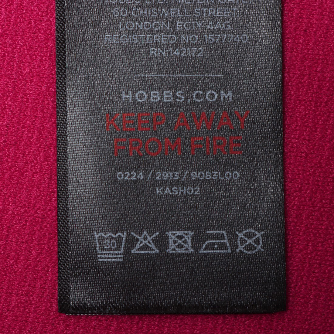 ホブズ HOBBS TALI TOP （CRANBERRY） CRANBERRY