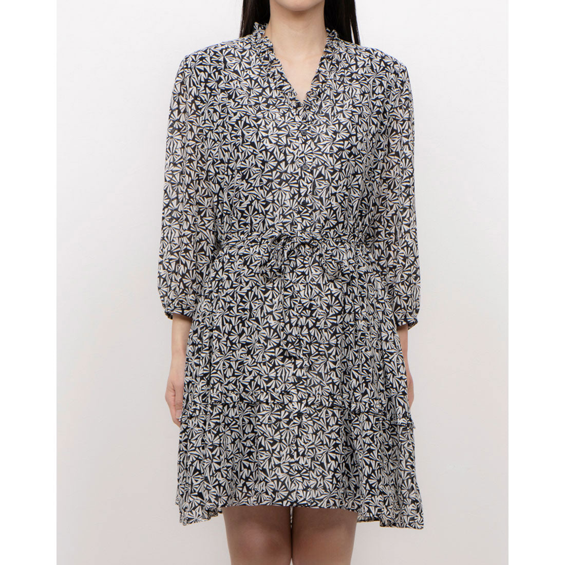 ホブズ HOBBS POLLY DRESS （NAVY CREAM） NAVY CREAM