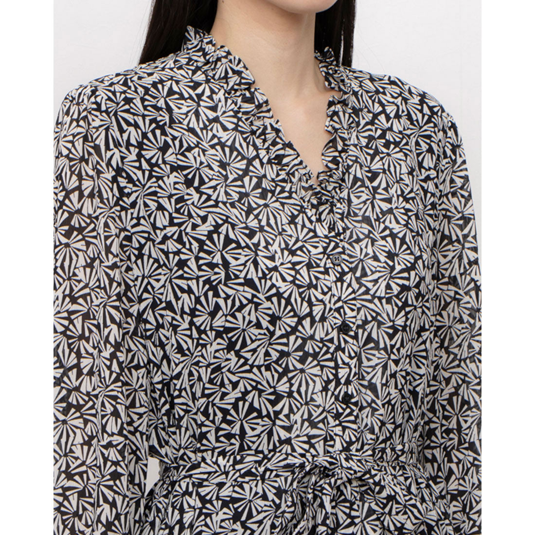 ホブズ HOBBS POLLY DRESS （NAVY CREAM） NAVY CREAM