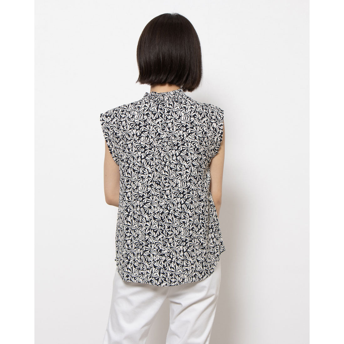 ホブズ HOBBS HILDA TOP （NAVY MULTI） NAVY MULTI