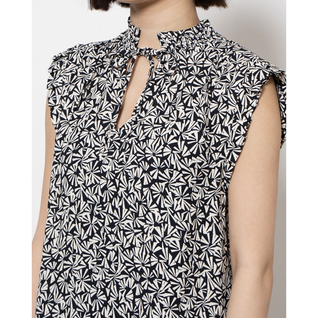 ホブズ HOBBS HILDA TOP （NAVY MULTI） NAVY MULTI