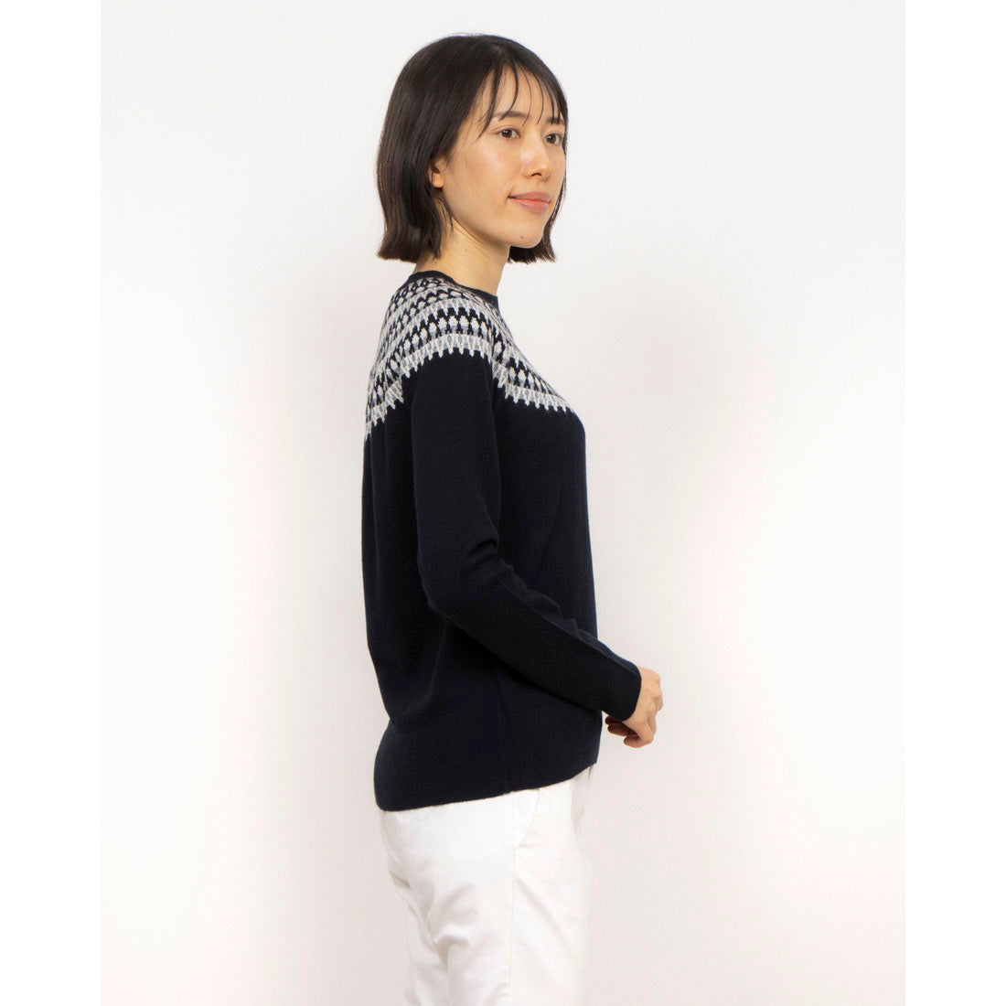 ホブズ HOBBS GRETA LUREX JUMPER （NAVY MULTI） NAVY MULTI
