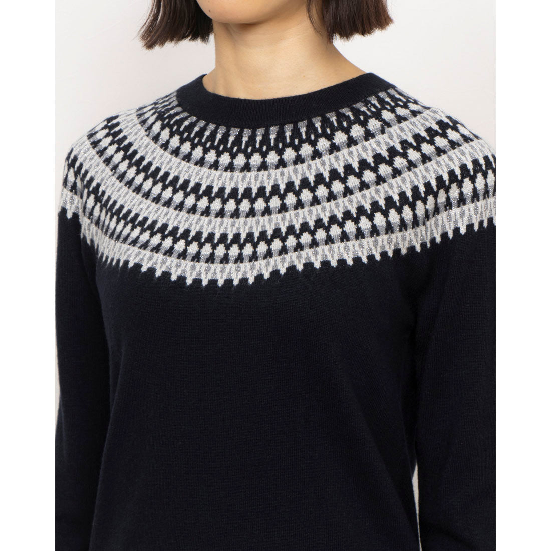 ホブズ HOBBS GRETA LUREX JUMPER （NAVY MULTI） NAVY MULTI