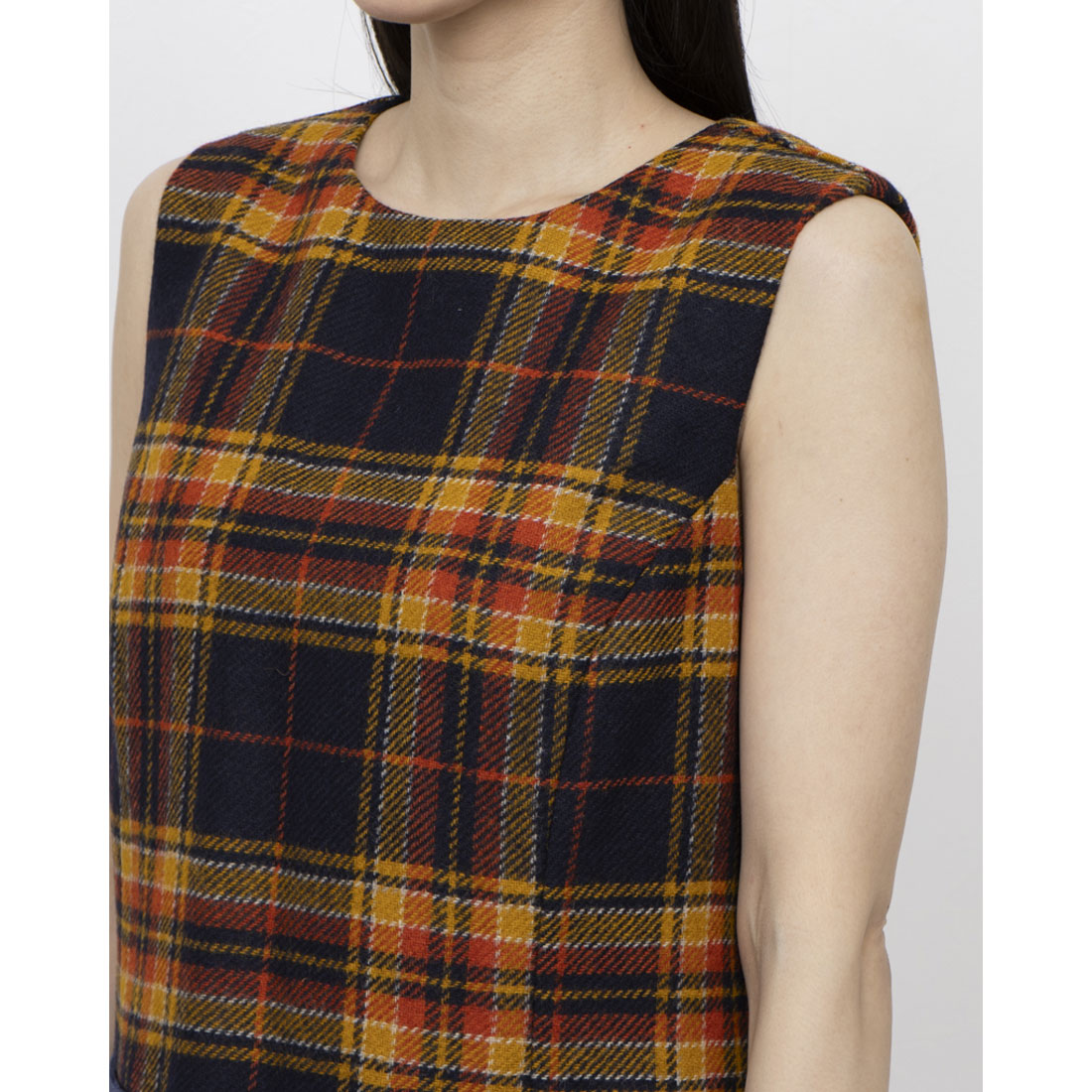 ホブズ HOBBS MARGOT DRESS （NAVY OCHRE） NAVY OCHRE