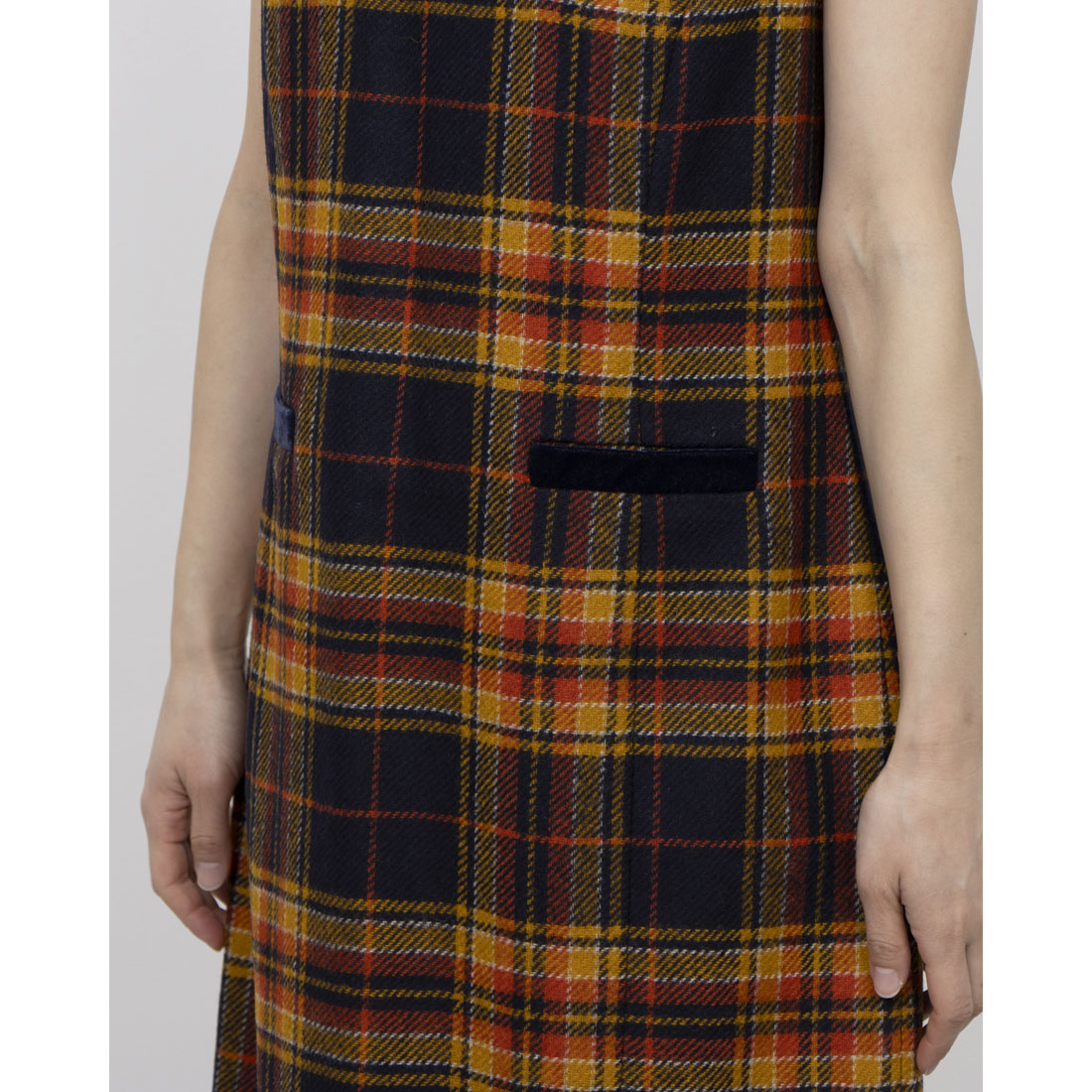 ホブズ HOBBS MARGOT DRESS （NAVY OCHRE） NAVY OCHRE