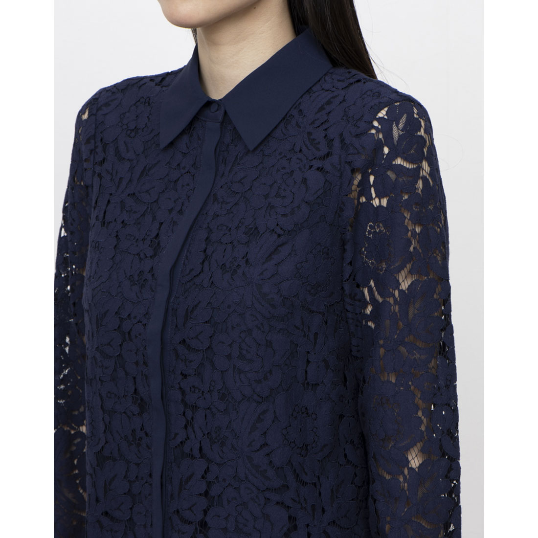 ホブズ HOBBS CLAIRE LACE SHIRT （MIDNIGHT NAVY） MIDNIGHT NAVY