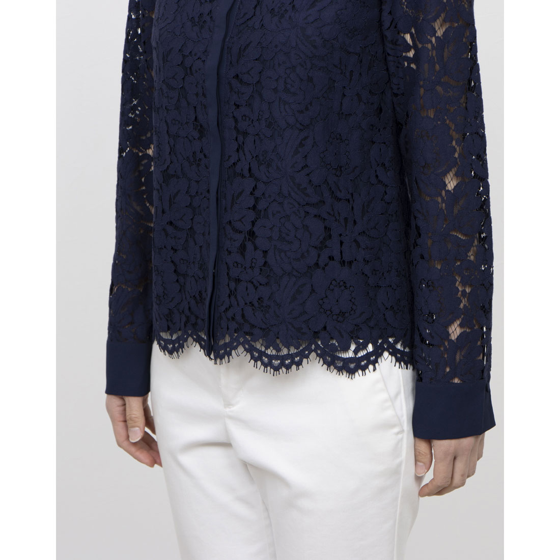 ホブズ HOBBS CLAIRE LACE SHIRT （MIDNIGHT NAVY） MIDNIGHT NAVY