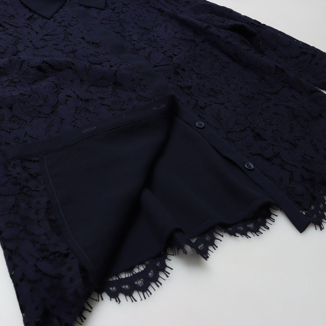 ホブズ HOBBS CLAIRE LACE SHIRT （MIDNIGHT NAVY） MIDNIGHT NAVY