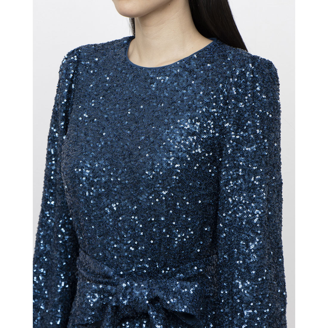ホブズ HOBBS BETTE SEQUIN DRESS （RIVERSIDE BLUE） RIVERSIDE BLUE
