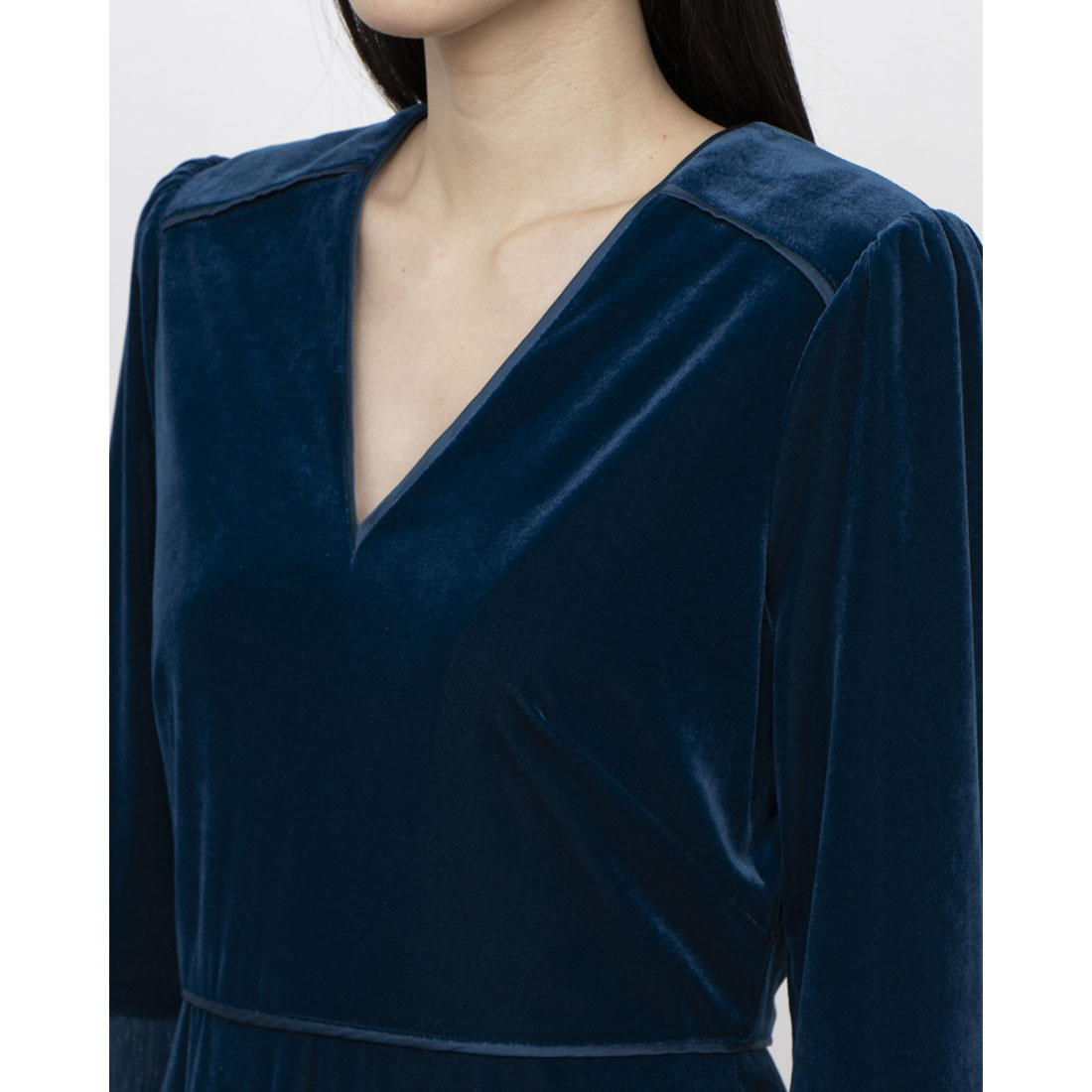 ホブズ HOBBS MARY VELVET DRESS （RIVERSIDE BLUE） RIVERSIDE BLUE