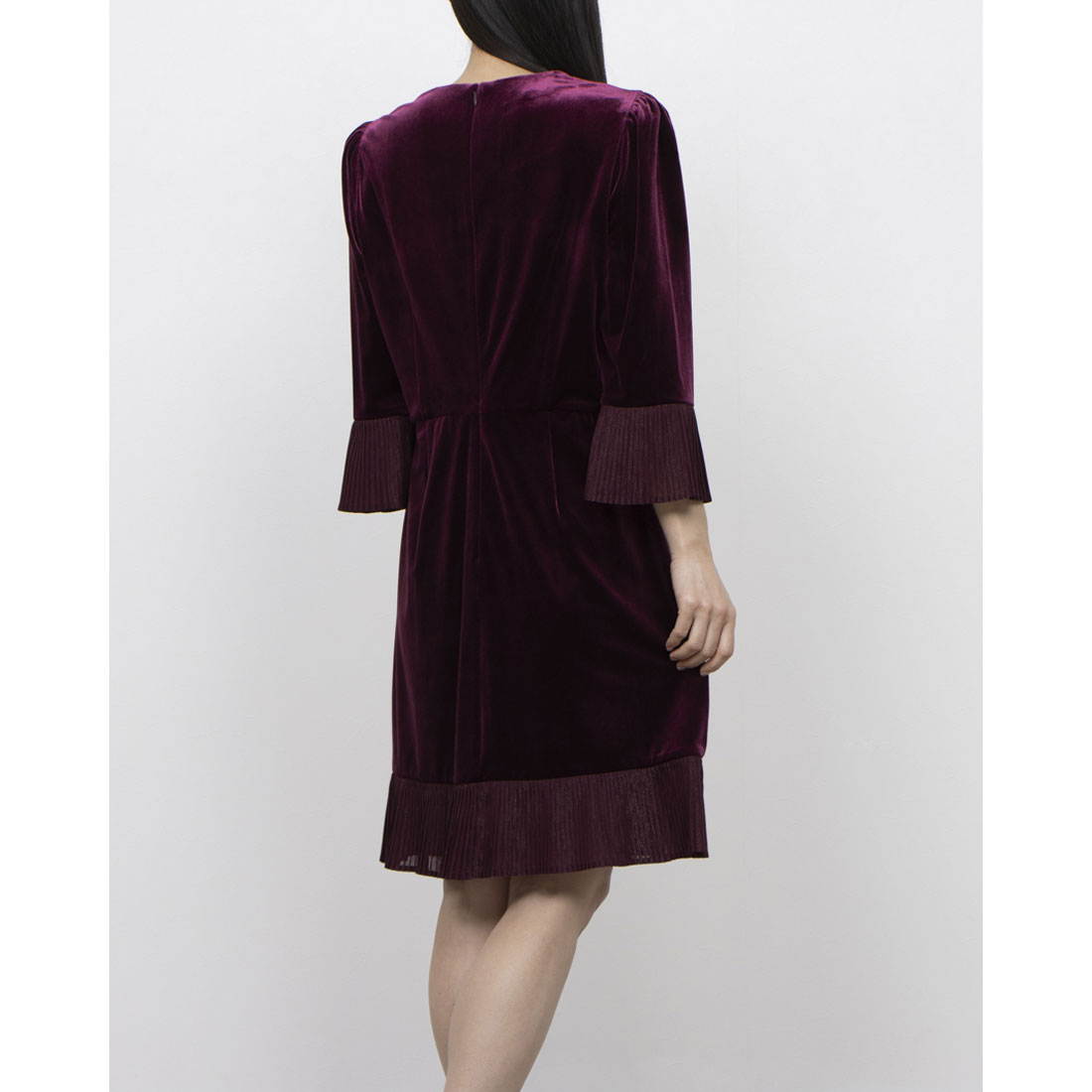 ホブズ HOBBS ASHLEY VELVET DRESS （WARM PLUM） WARM PLUM