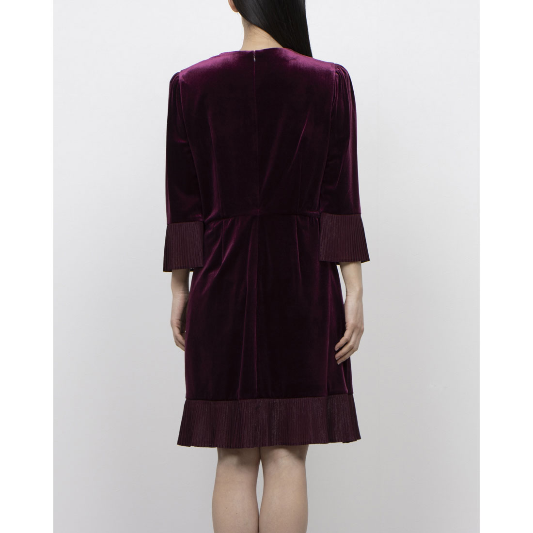 ホブズ HOBBS ASHLEY VELVET DRESS （WARM PLUM） WARM PLUM
