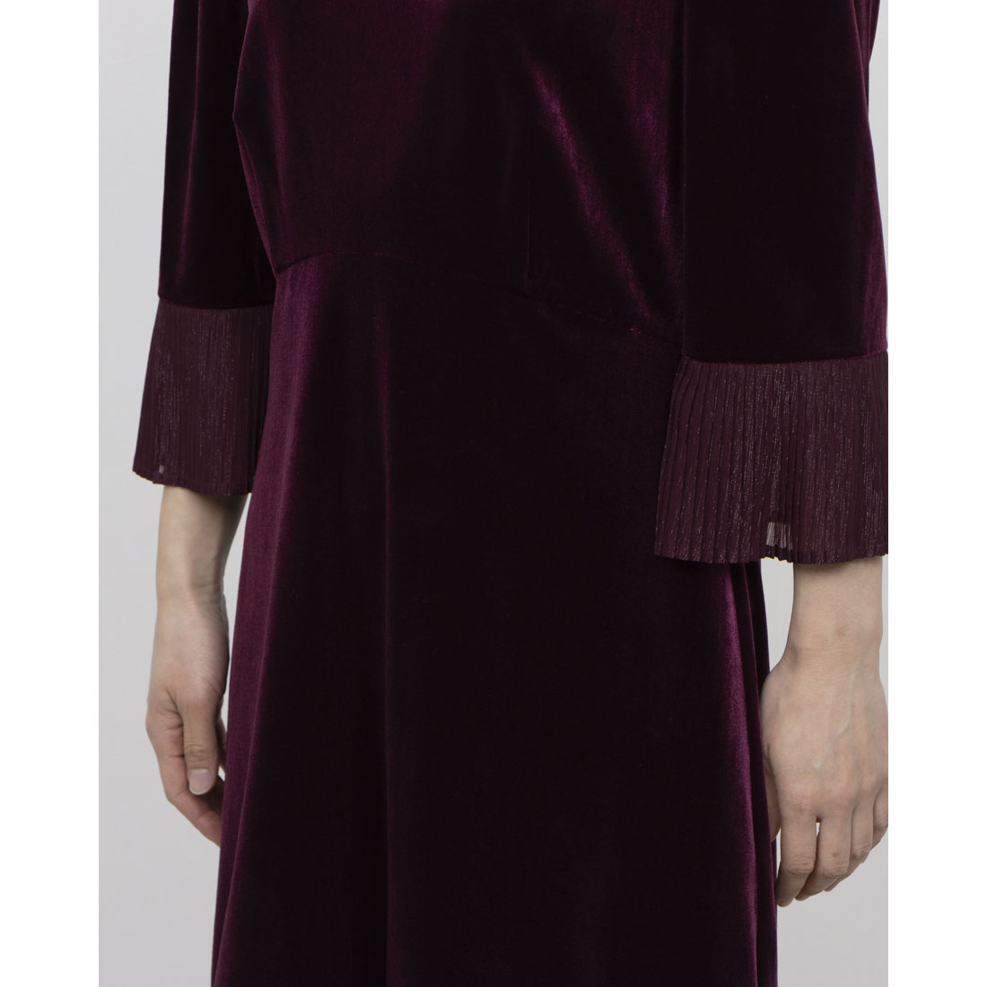 ホブズ HOBBS ASHLEY VELVET DRESS （WARM PLUM） WARM PLUM