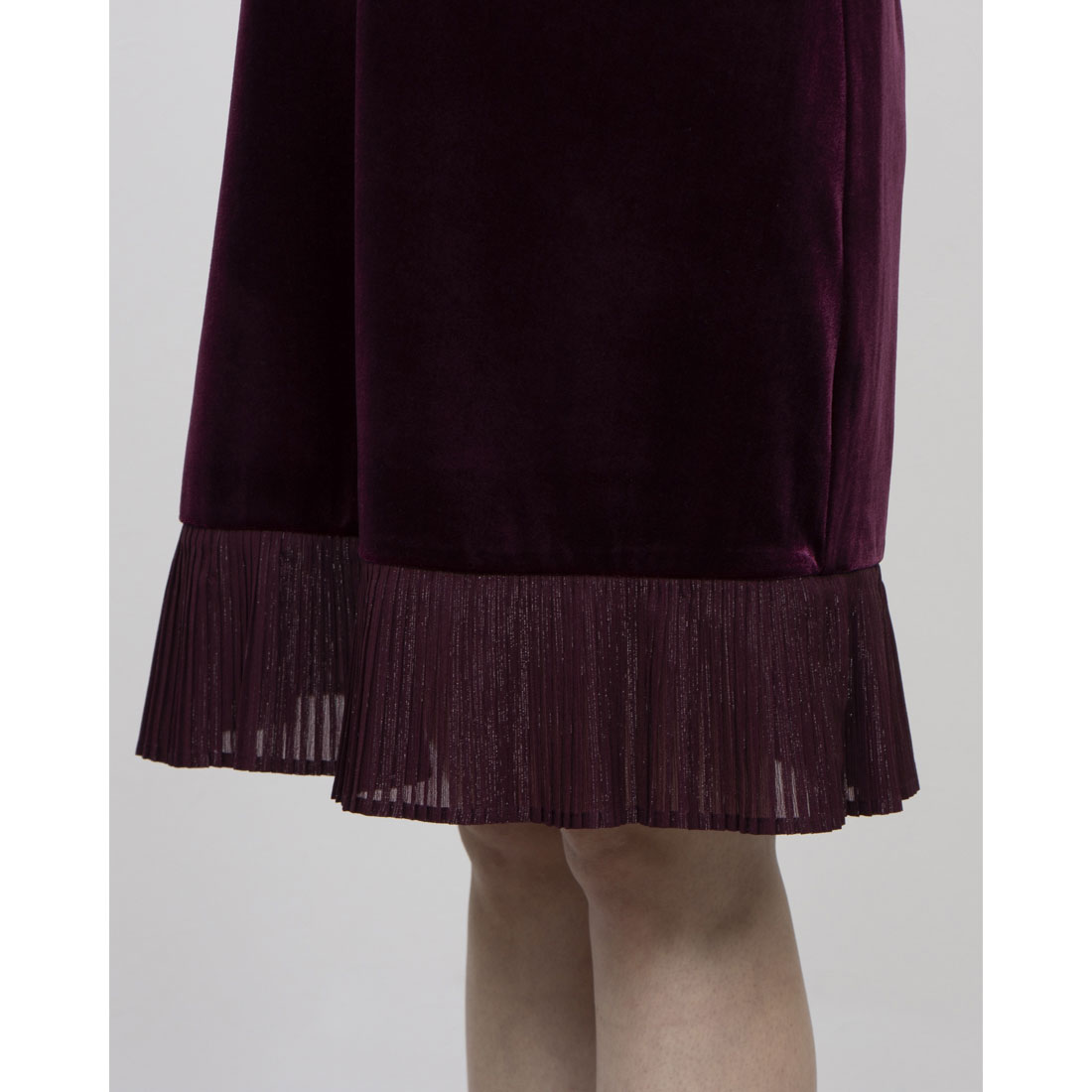ホブズ HOBBS ASHLEY VELVET DRESS （WARM PLUM） WARM PLUM